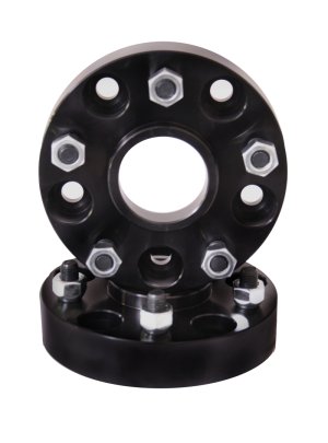 Jeep Wrangler JK Wheel Spacer Kit - Rugged Ridge - 1.5 inch, 5x5 Bolt Pattern - Black - 2018